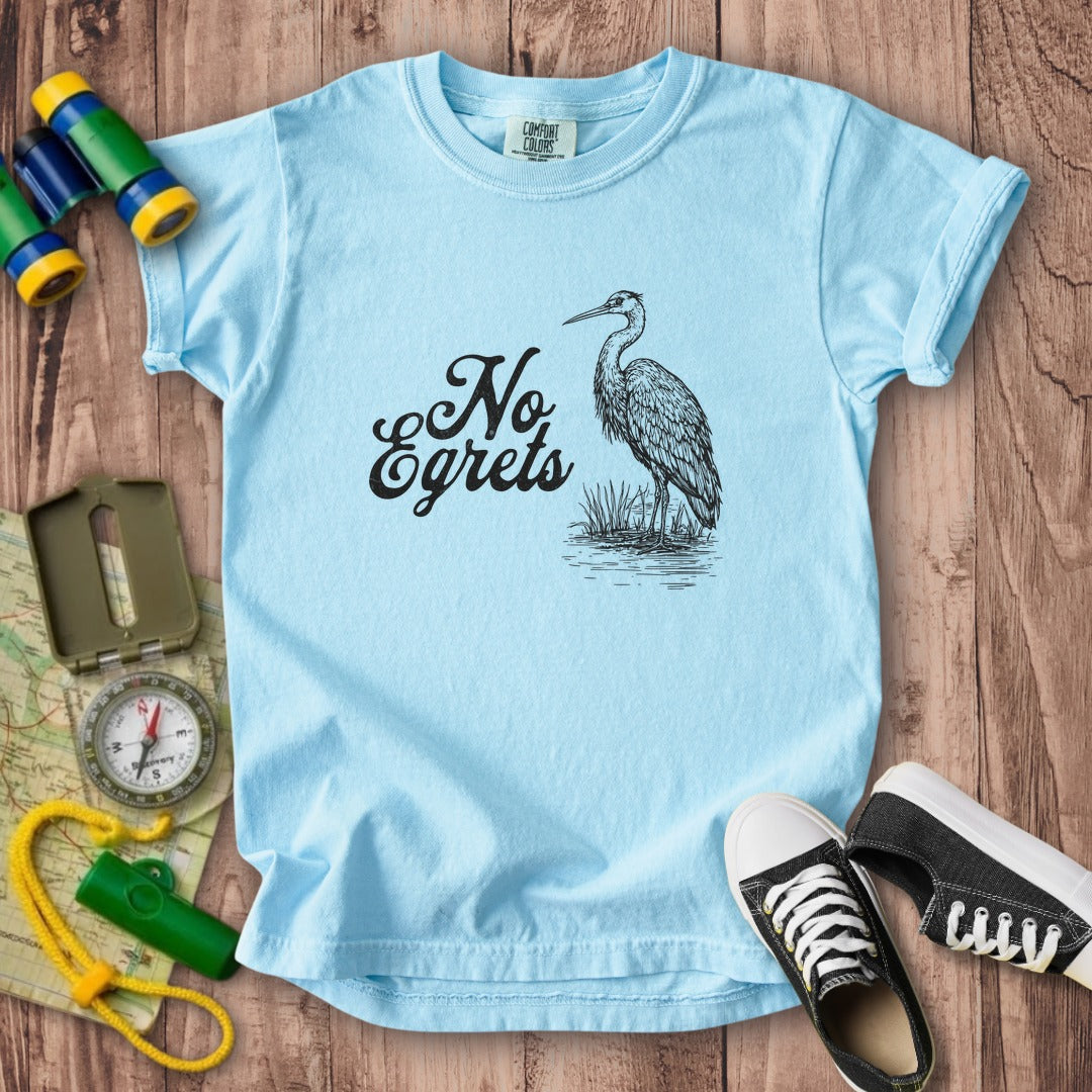 No Egrets Kids Cotton T-Shirt