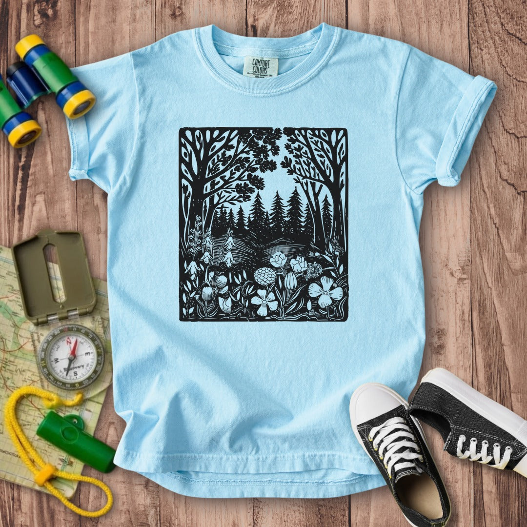 Forest Bloom Kids Cotton T-Shirt