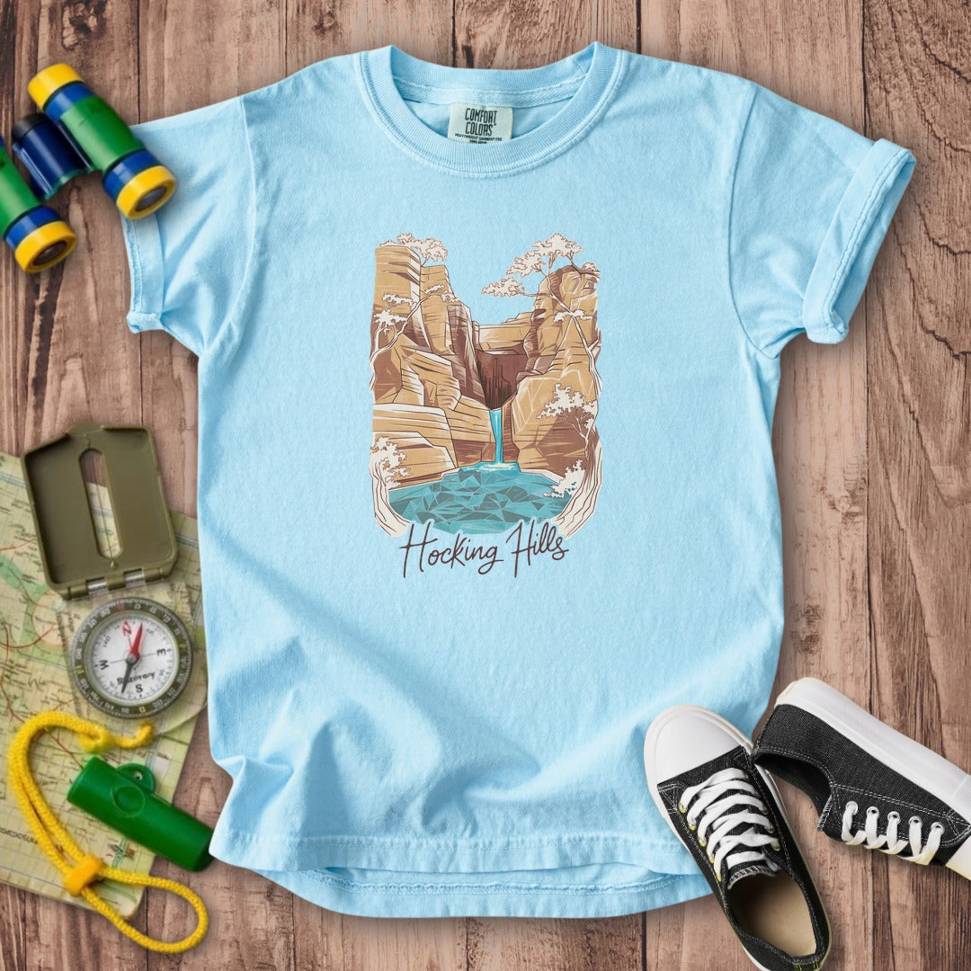 Hocking Hills State Park Kids Cotton T-Shirt