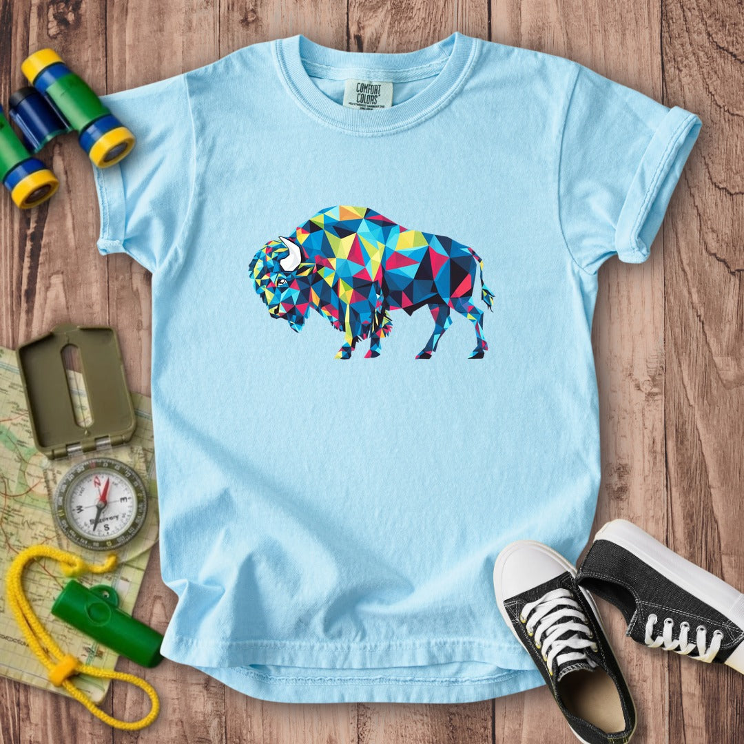 Buffalo Mosaic Kids Cotton T-Shirt