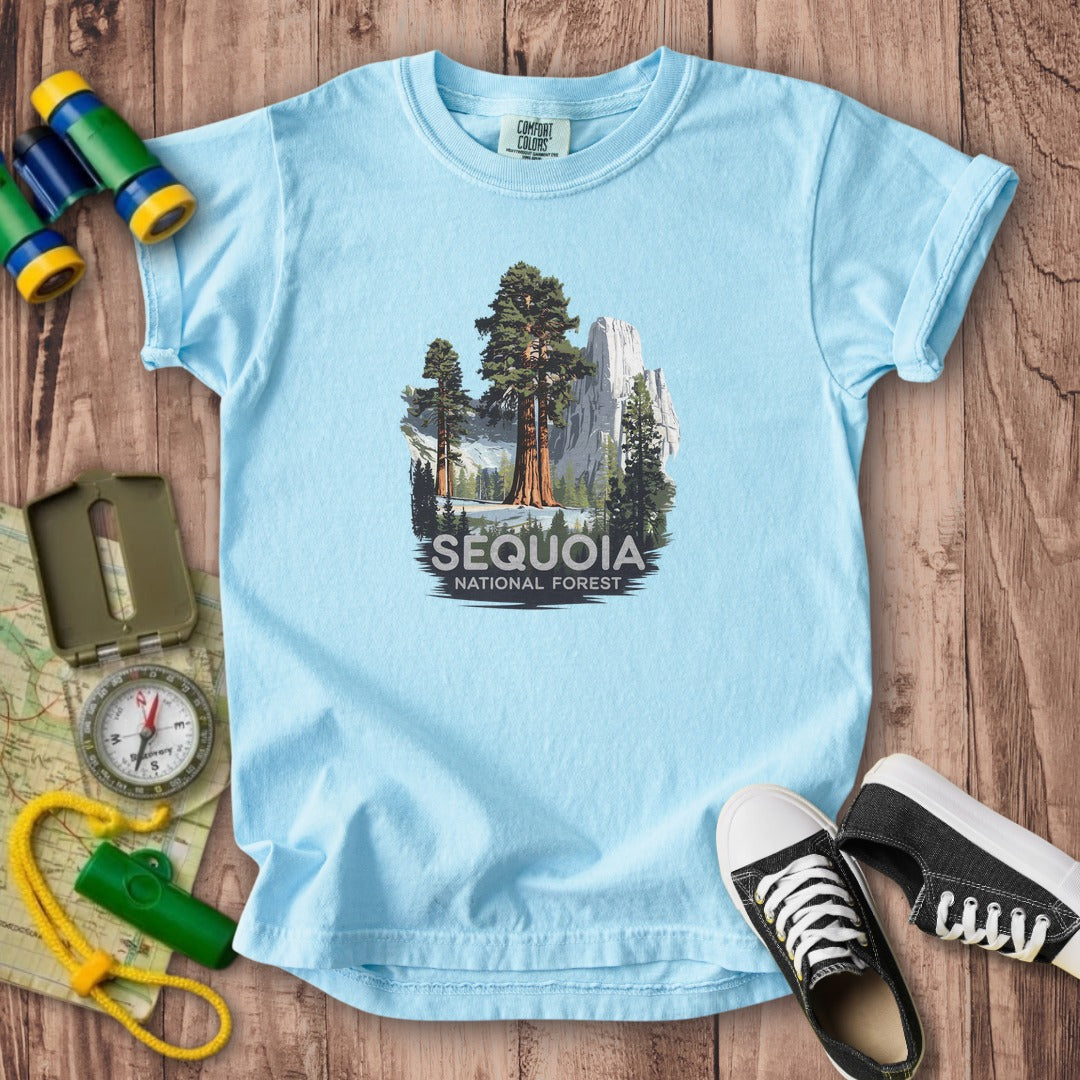 Sequoia National Forest Kids Cotton T-Shirt