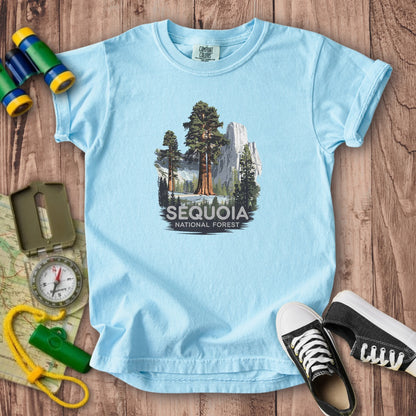 Sequoia National Forest Kids Cotton T-Shirt