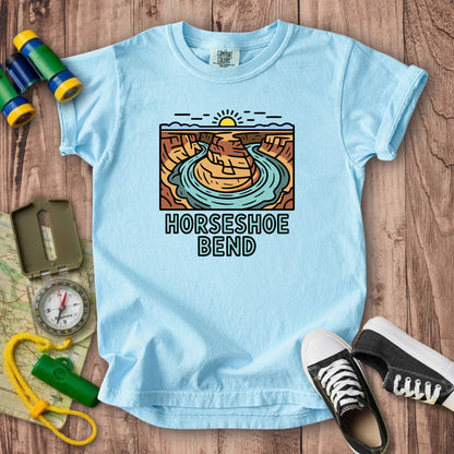 Horseshoe Bend Glen Canyon Kids Cotton T-Shirt