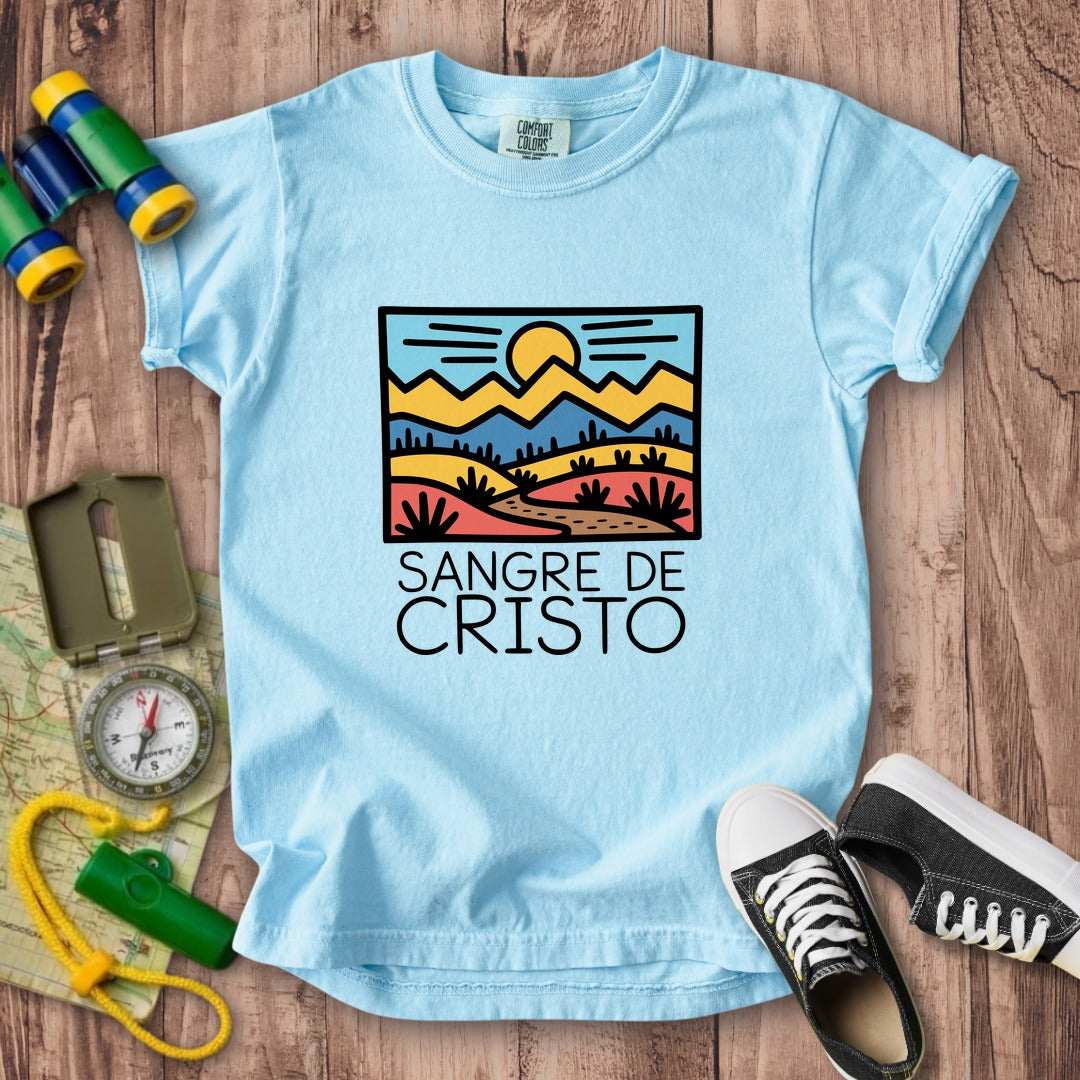 Sangre De Cristo Mountains Kids Cotton T-Shirt