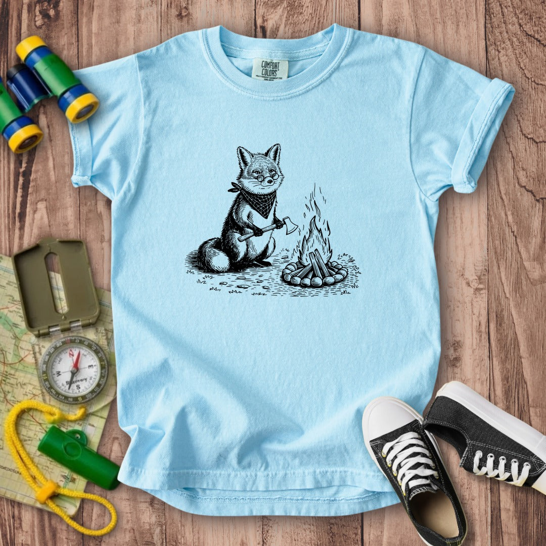 The Pyrofessor Fox Kids Cotton T-Shirt