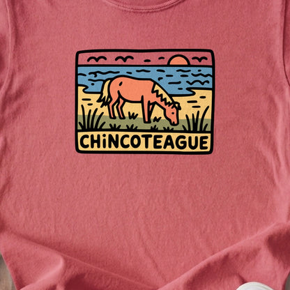 Chincoteague National Wildlife Refuge Kids Cotton T-Shirt