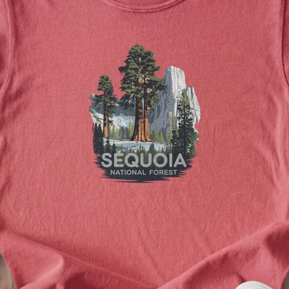 Sequoia National Forest Kids Cotton T-Shirt