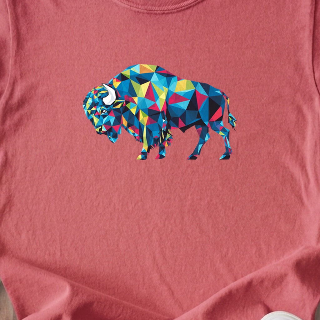 Buffalo Mosaic Kids Cotton T-Shirt