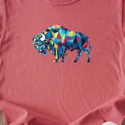 Buffalo Mosaic Kids Cotton T-Shirt