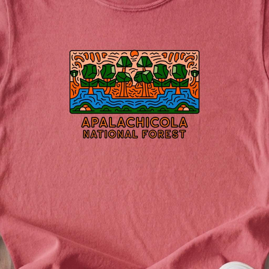 Apalachicola National Forest Kids Cotton T-Shirt