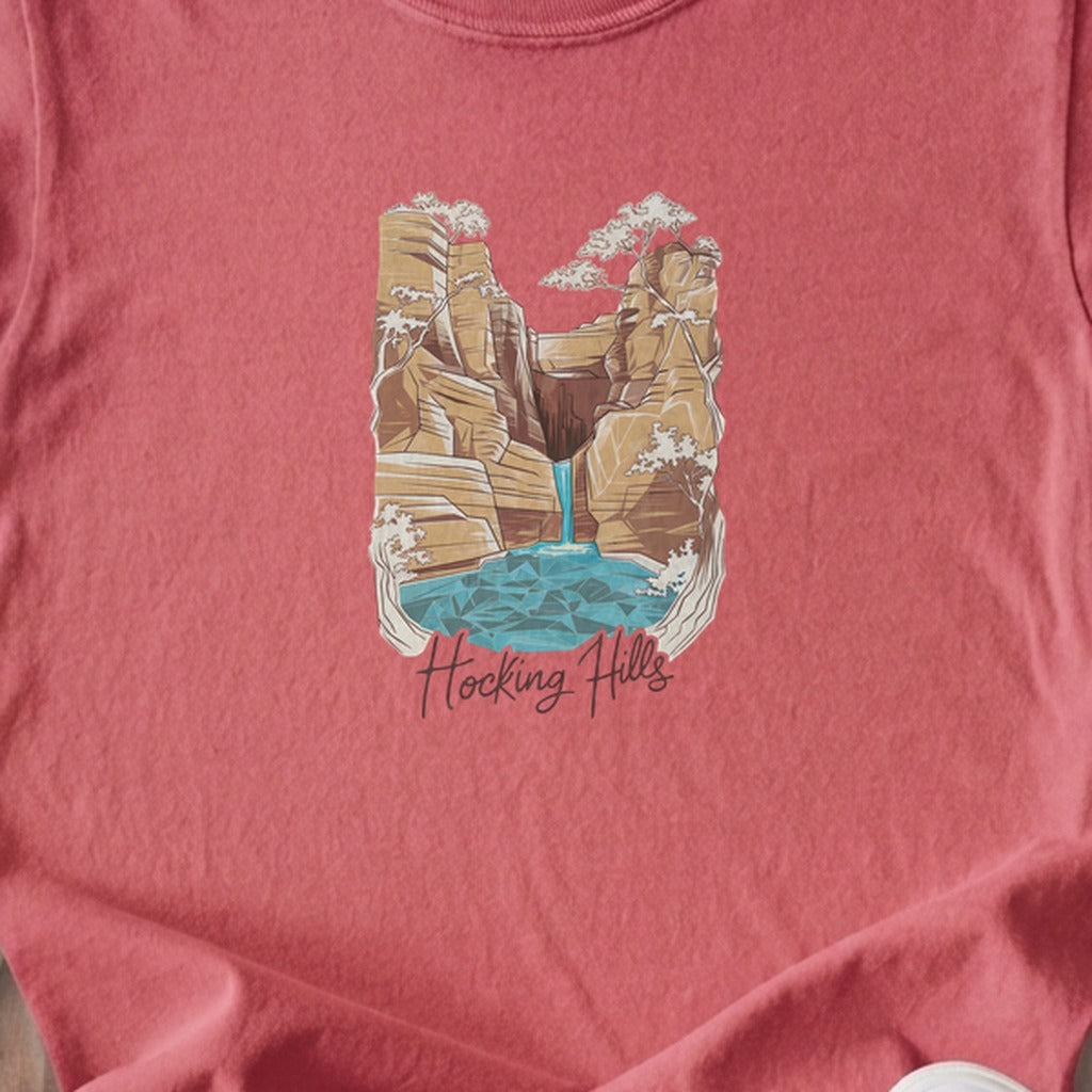Hocking Hills State Park Kids Cotton T-Shirt