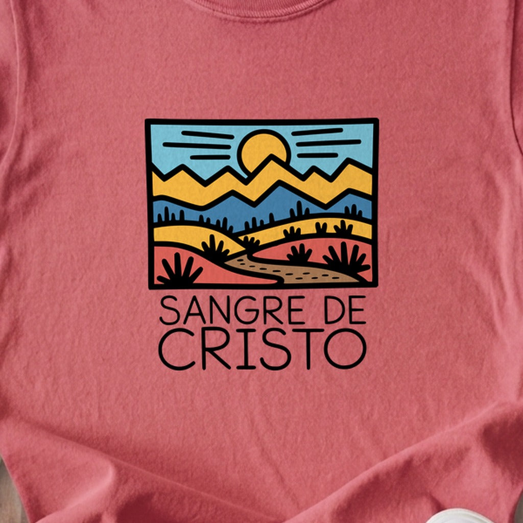 Sangre De Cristo Mountains Kids Cotton T-Shirt