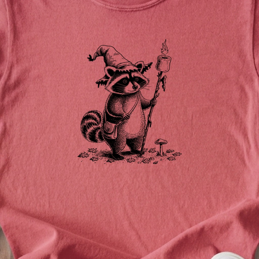 The S'morecerer Raccoon Kids Cotton T-Shirt