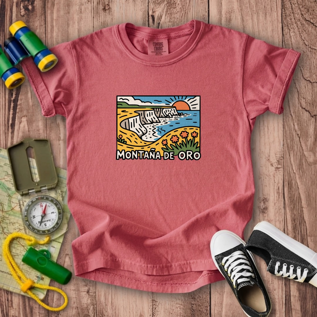 Montana de Oro State Park Kids Cotton T-Shirt