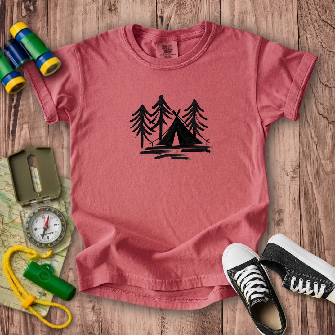 Painted Camp Kids Cotton T-Shirt