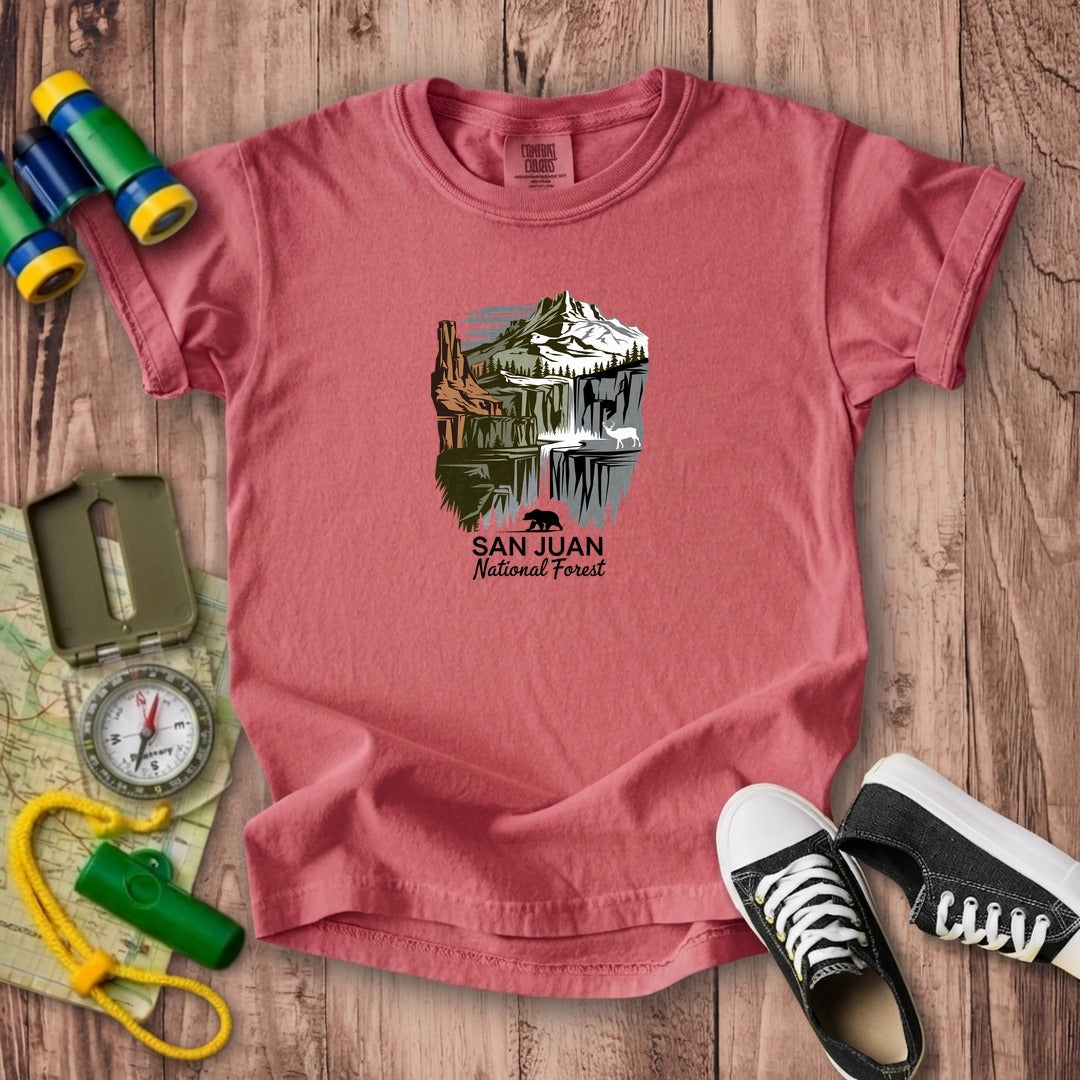 San Juan National Forest Kids Cotton T-Shirt