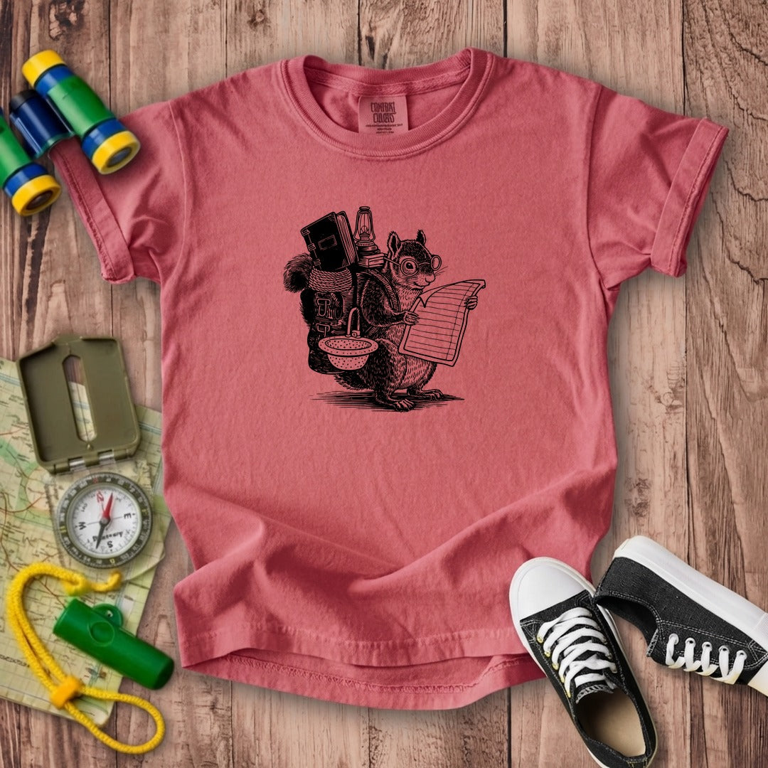 The Packademic Squirrel Kids Cotton T-Shirt