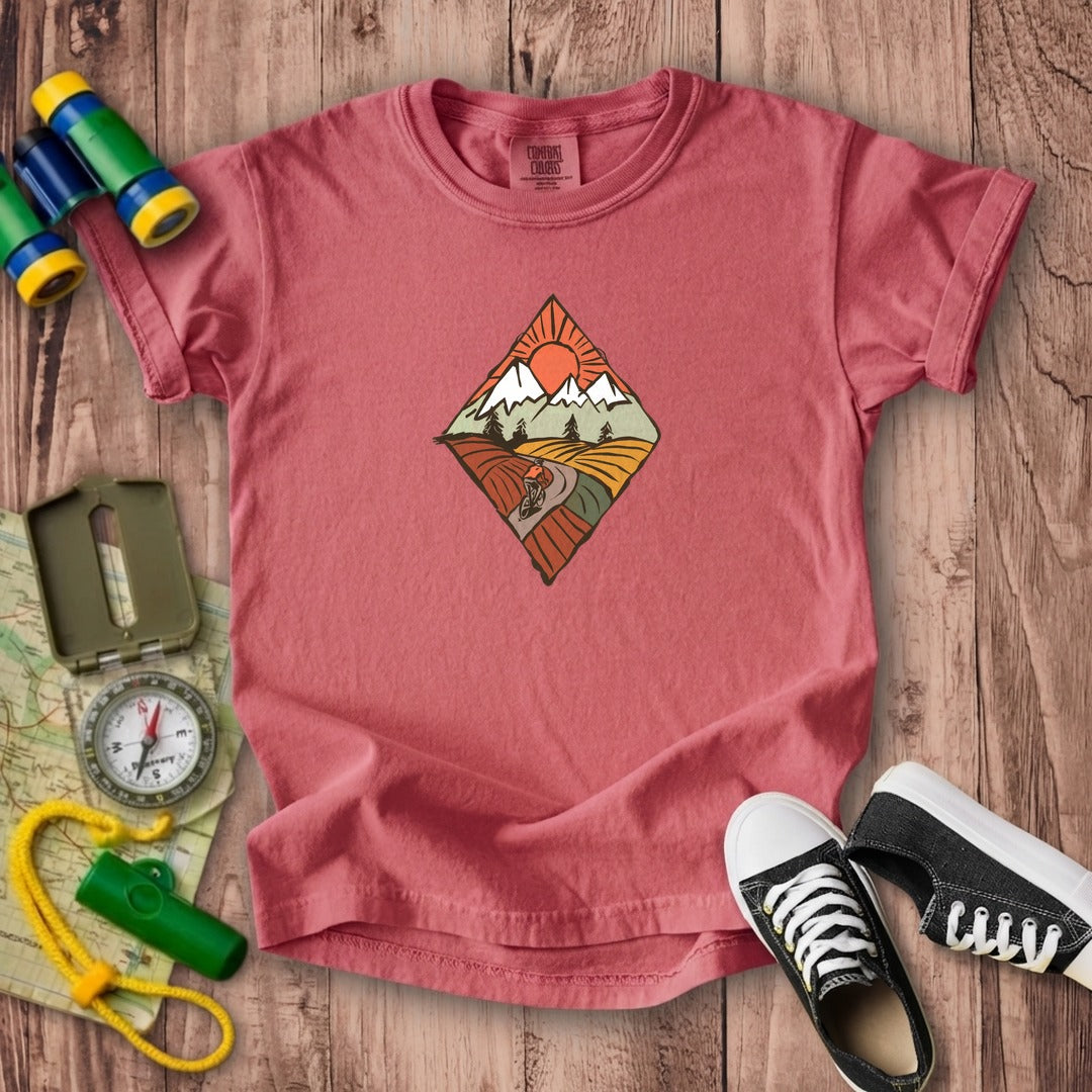 Pedal to the Peaks Kids Cotton T-Shirt