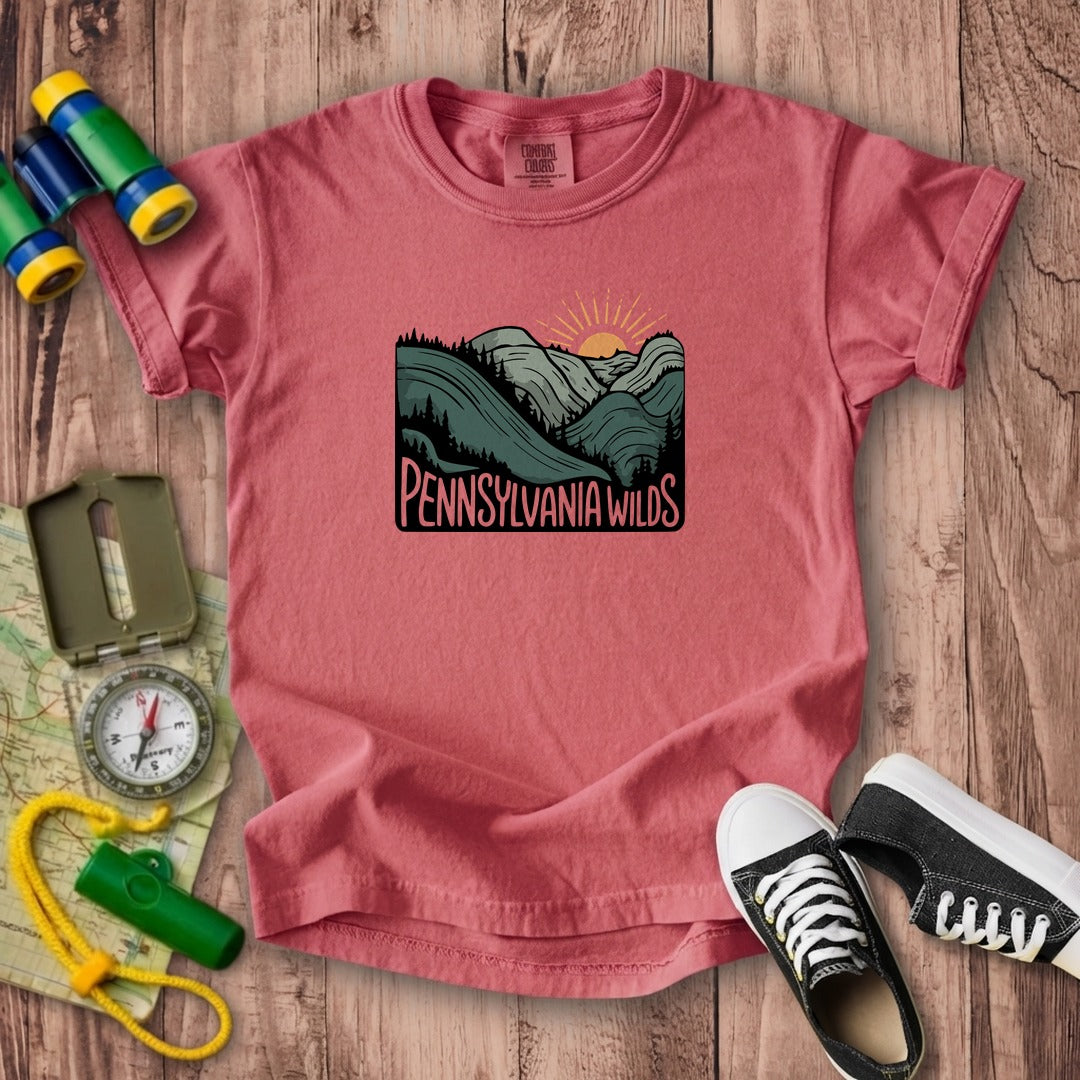 Pennsylvania Wilds Kids Cotton T-Shirt