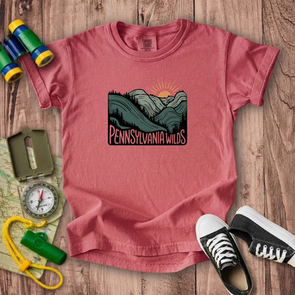 Pennsylvania Wilds Kids Cotton T-Shirt