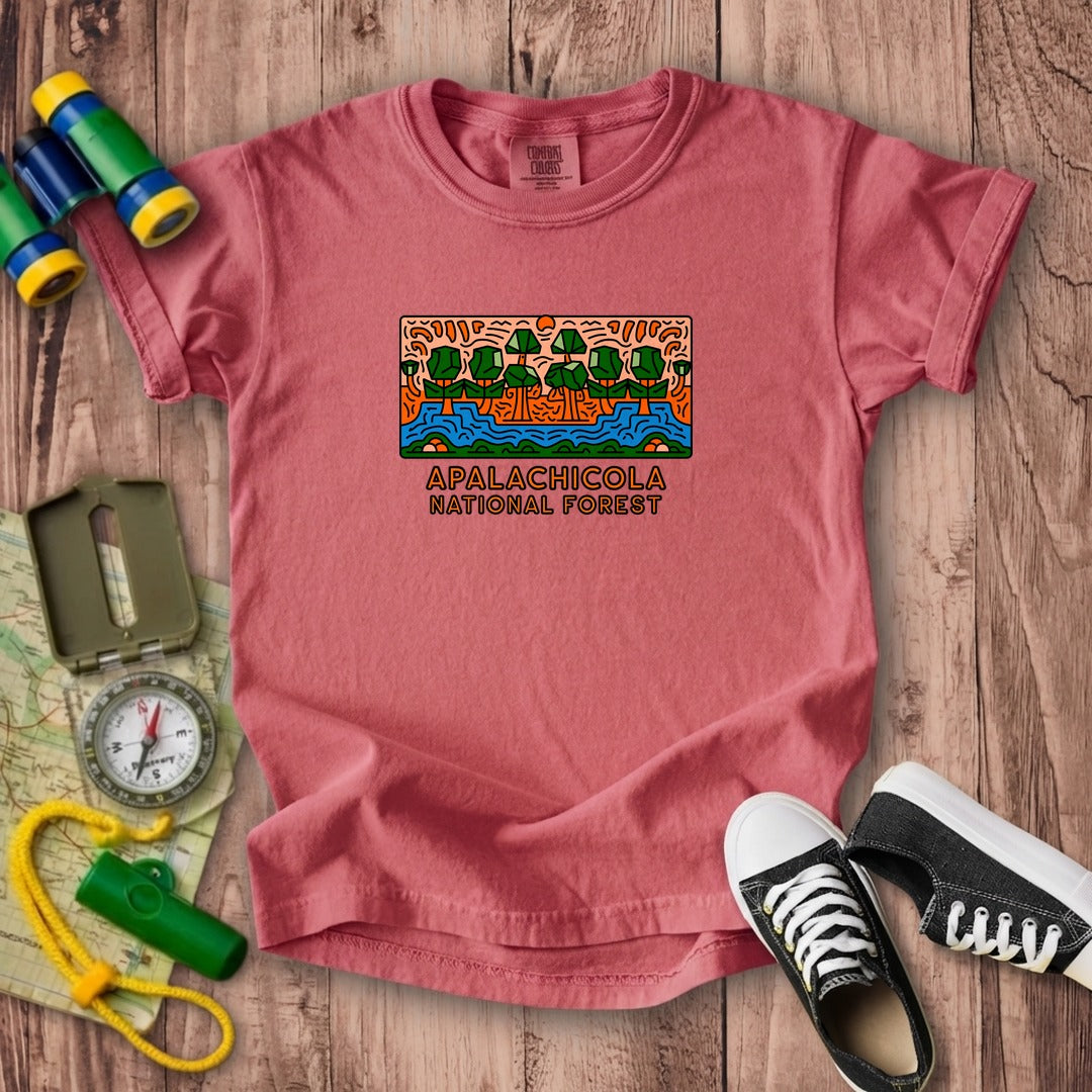 Apalachicola National Forest Kids Cotton T-Shirt