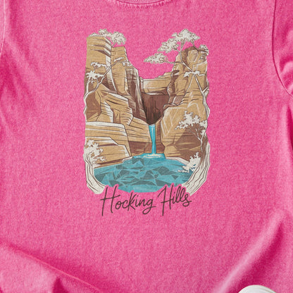 Hocking Hills State Park Kids Cotton T-Shirt