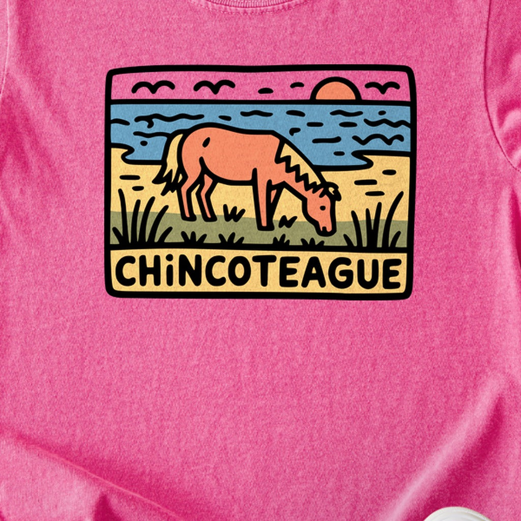 Chincoteague National Wildlife Refuge Kids Cotton T-Shirt