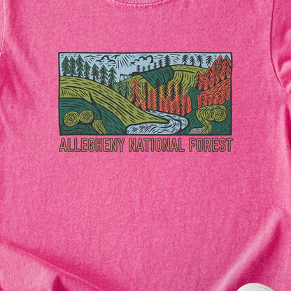 Allegheny National Forest Kids Cotton T-Shirt