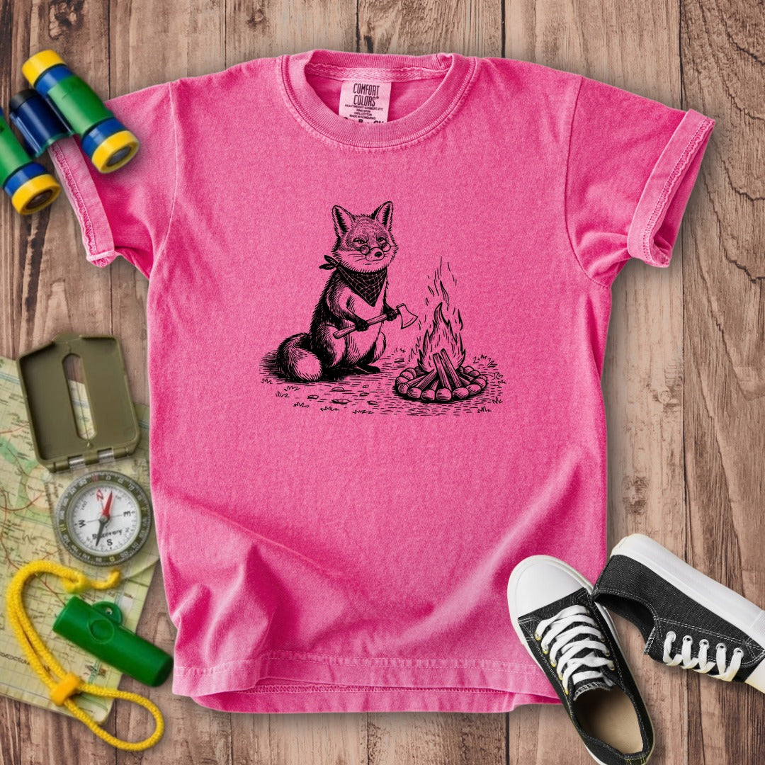 The Pyrofessor Fox Kids Cotton T-Shirt