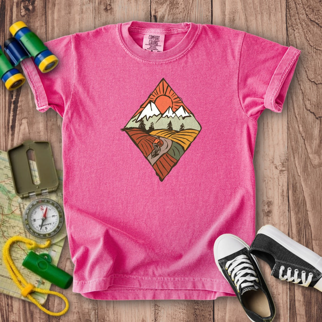 Pedal to the Peaks Kids Cotton T-Shirt