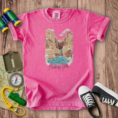 Hocking Hills State Park Kids Cotton T-Shirt