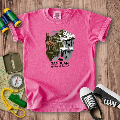 San Juan National Forest Kids Cotton T-Shirt