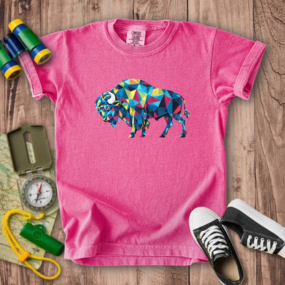 Buffalo Mosaic Kids Cotton T-Shirt