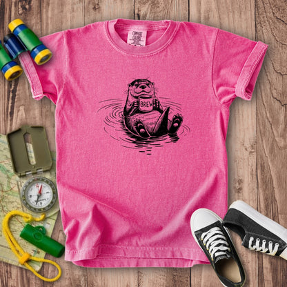 The Hoptimist Otter Kids Cotton T-Shirt