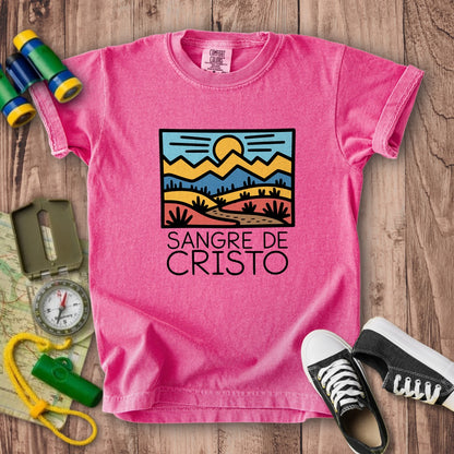 Sangre De Cristo Mountains Kids Cotton T-Shirt