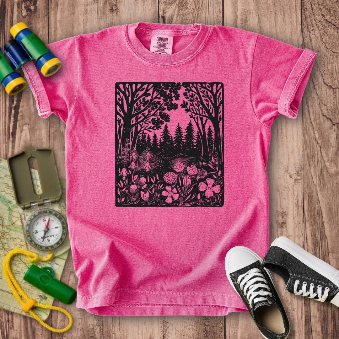 Forest Bloom Kids Cotton T-Shirt
