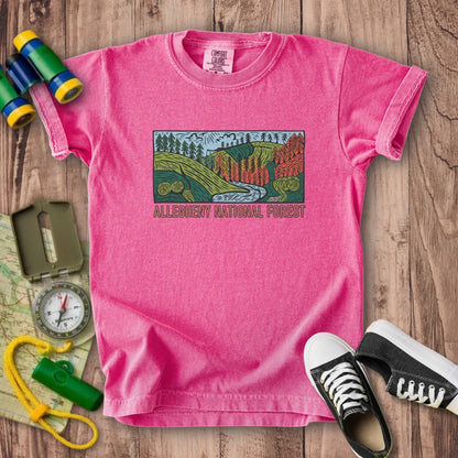 Allegheny National Forest Kids Cotton T-Shirt
