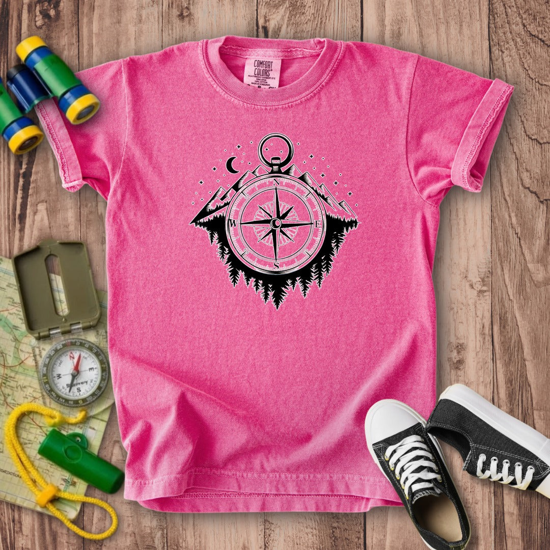 Navigate the Mountains Kids Cotton T-Shirt