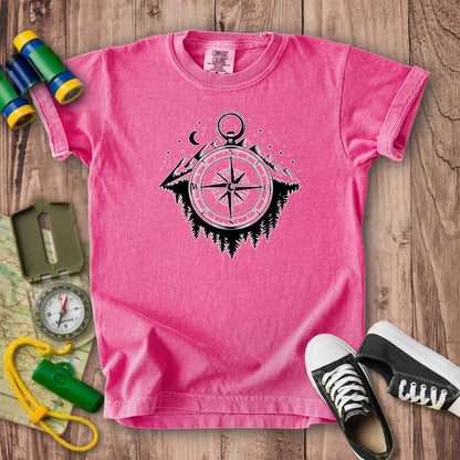 Navigate the Mountains Kids Cotton T-Shirt