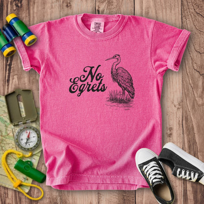 No Egrets Kids Cotton T-Shirt
