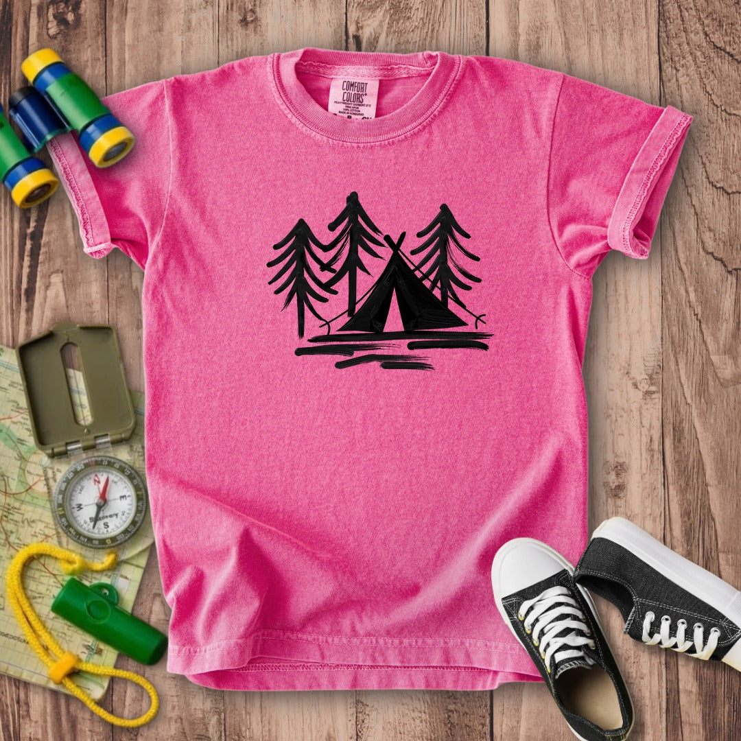 Painted Camp Kids Cotton T-Shirt