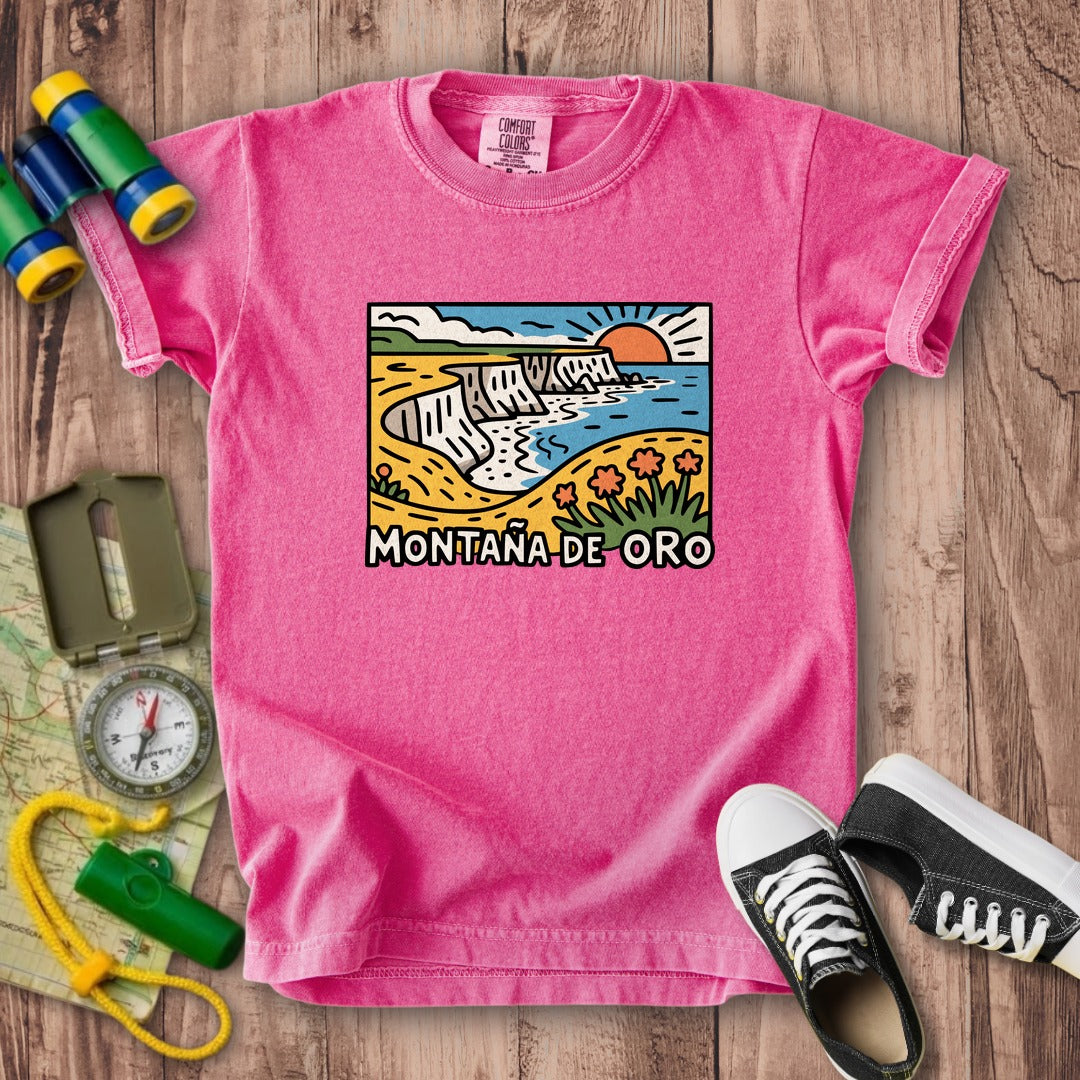 Montana de Oro State Park Kids Cotton T-Shirt