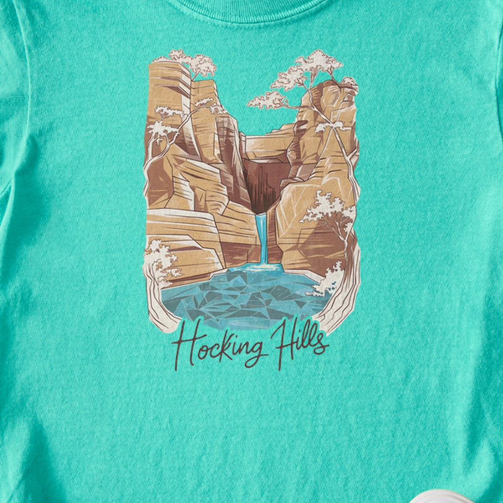 Hocking Hills State Park Kids Cotton T-Shirt