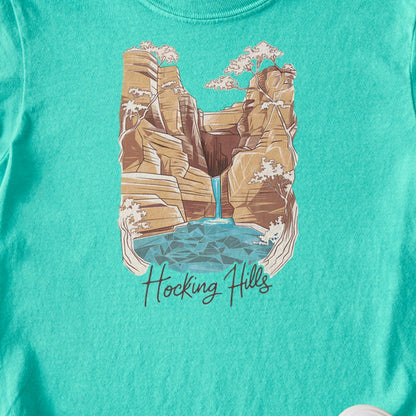 Hocking Hills State Park Kids Cotton T-Shirt