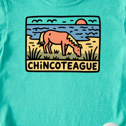 Chincoteague National Wildlife Refuge Kids Cotton T-Shirt