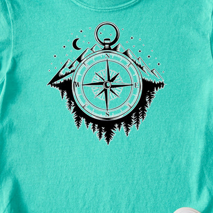 Navigate the Mountains Kids Cotton T-Shirt