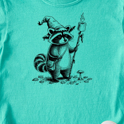 The S'morecerer Raccoon Kids Cotton T-Shirt