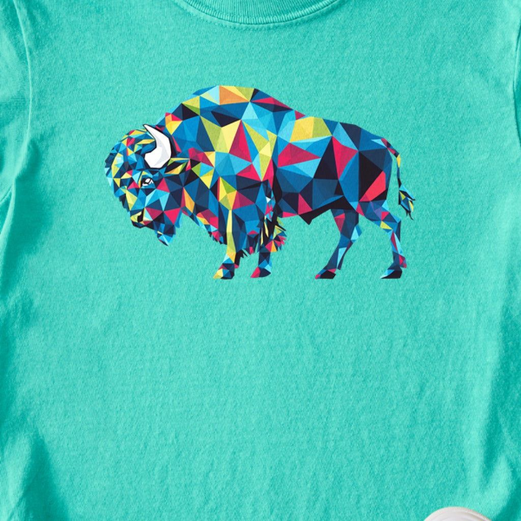 Buffalo Mosaic Kids Cotton T-Shirt