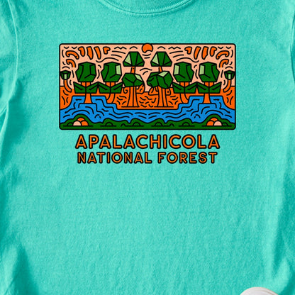 Apalachicola National Forest Kids Cotton T-Shirt