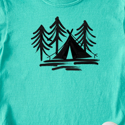 Painted Camp Kids Cotton T-Shirt